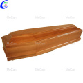 Funeral coffin metal and wooden corpse casket